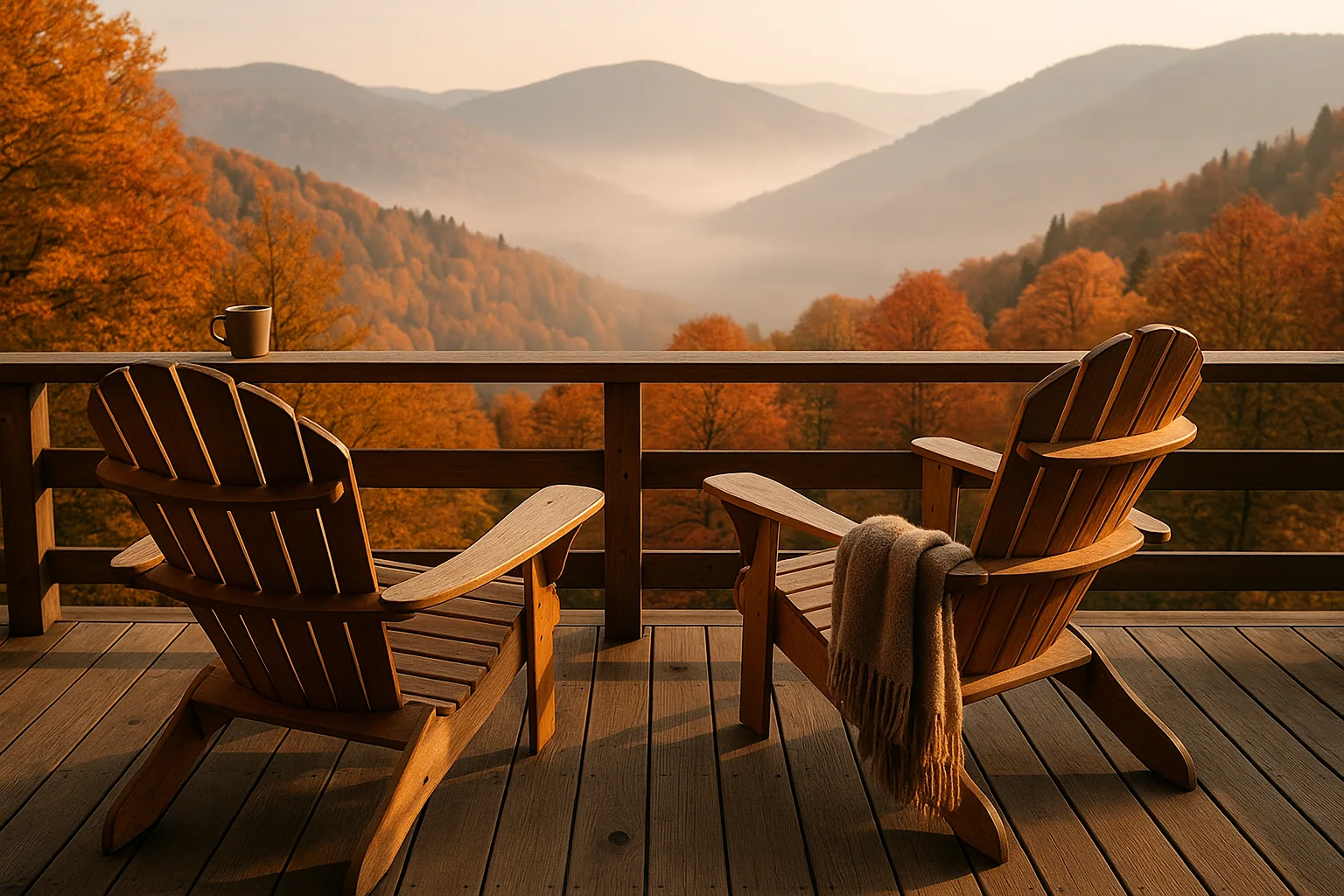 Terrasse avec vue panoramique sur les cretes vosgiennes