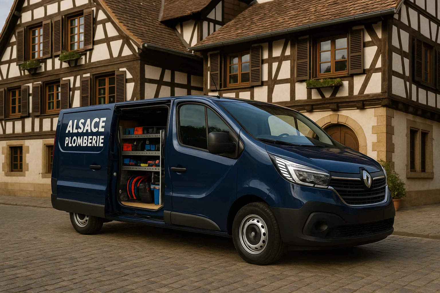 Véhicule utilitaire Alsace Plomberie Services