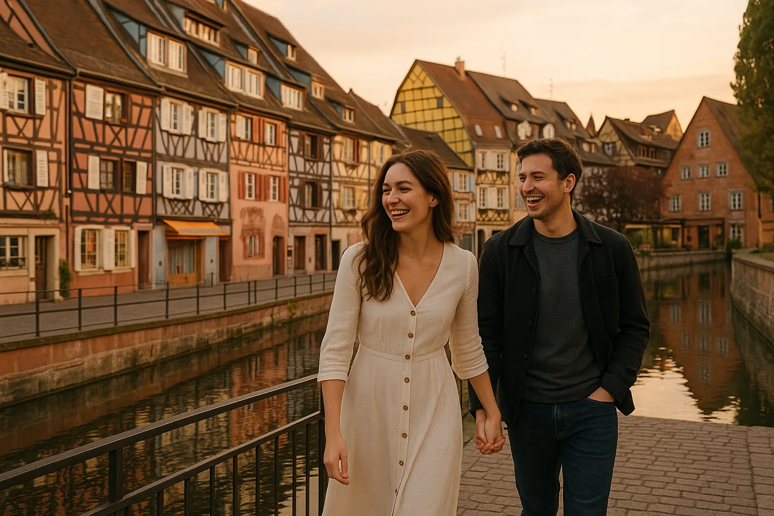 Couple engagement en Alsace
