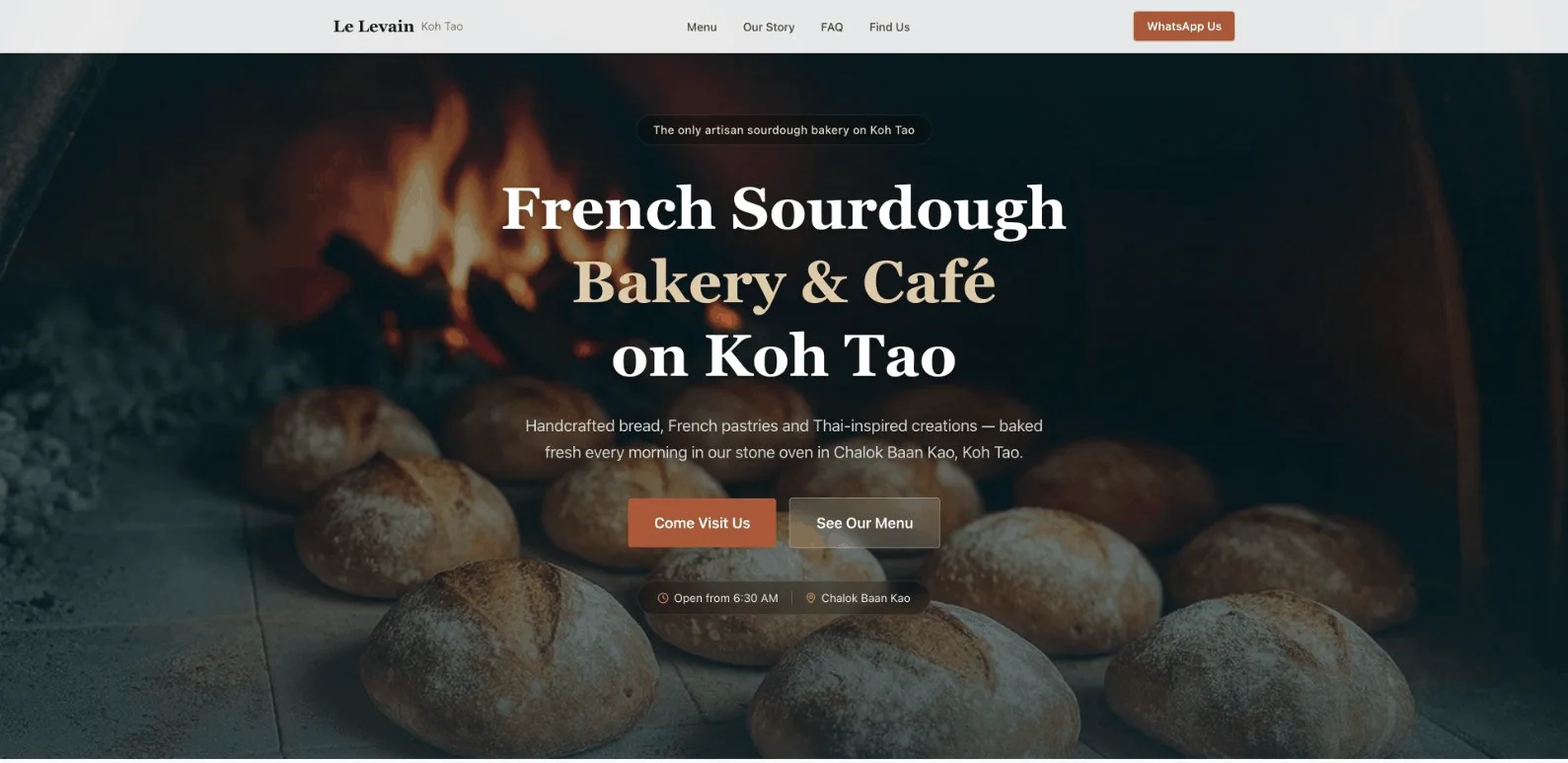 Le Levain de Koh Tao — Boulangerie artisanale