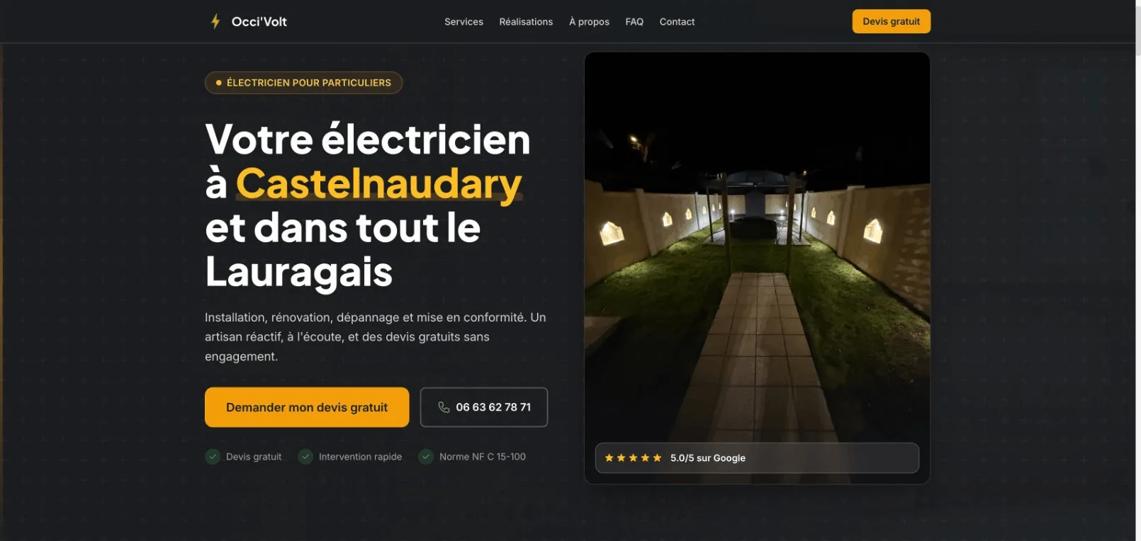 Occi'Volt — Électricien à Castelnaudary